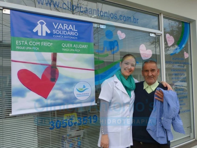 Varal Solidário da Clínica Antonio's